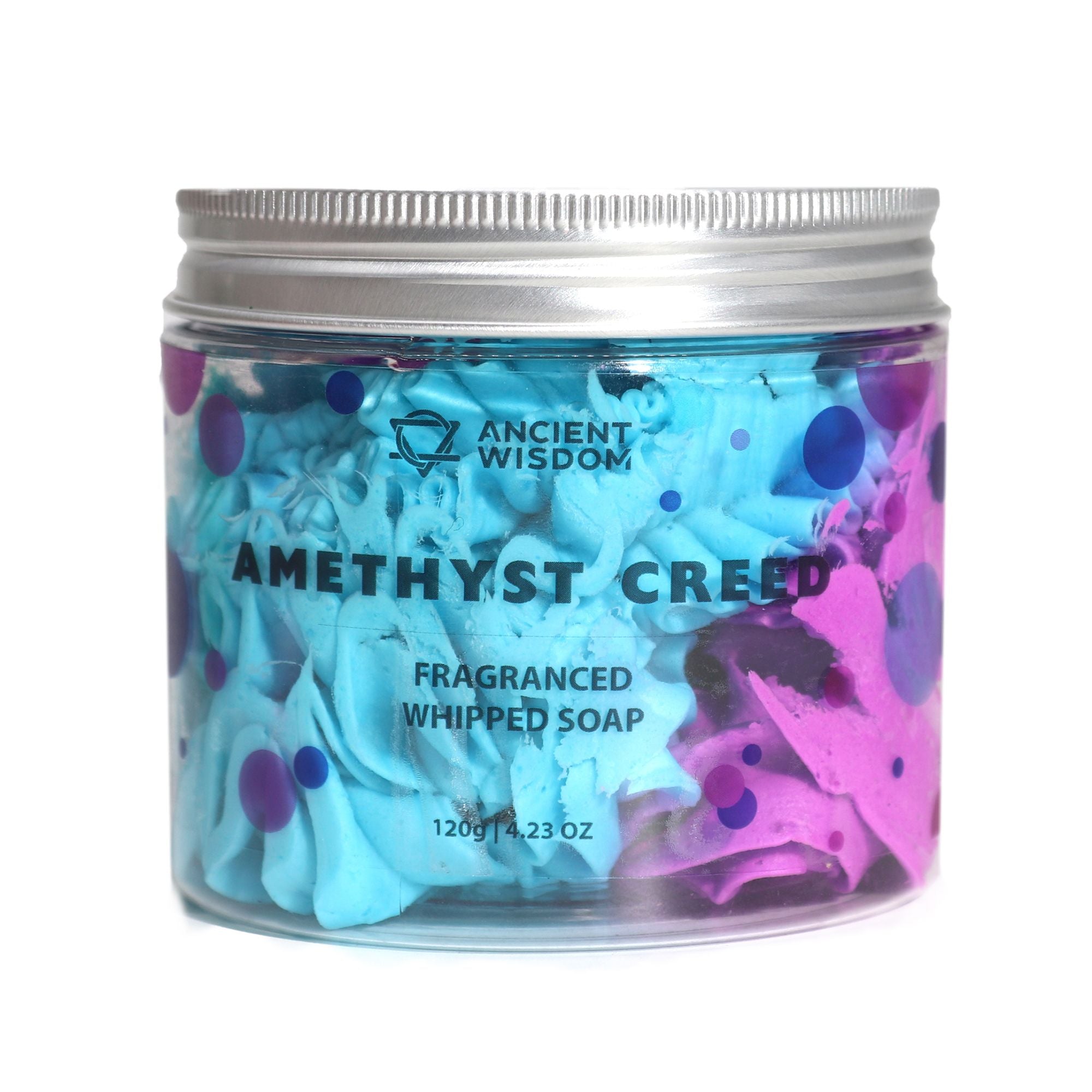Jabón de crema batida Amethyst Creed 120g