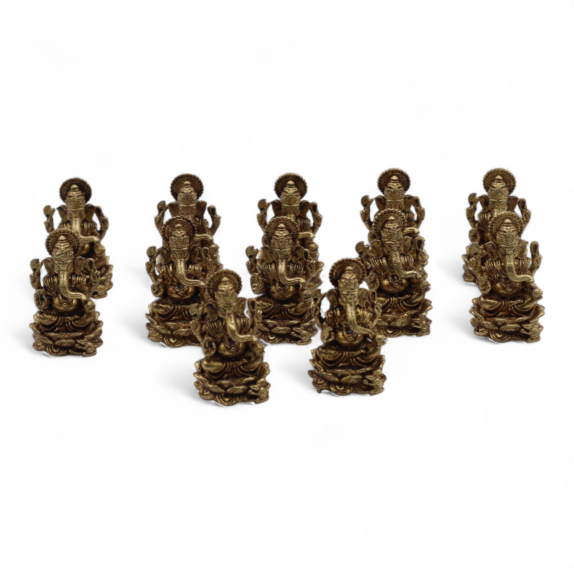 Dioses en miniatura de latón - Ganesha (12 g)  - 30 mm