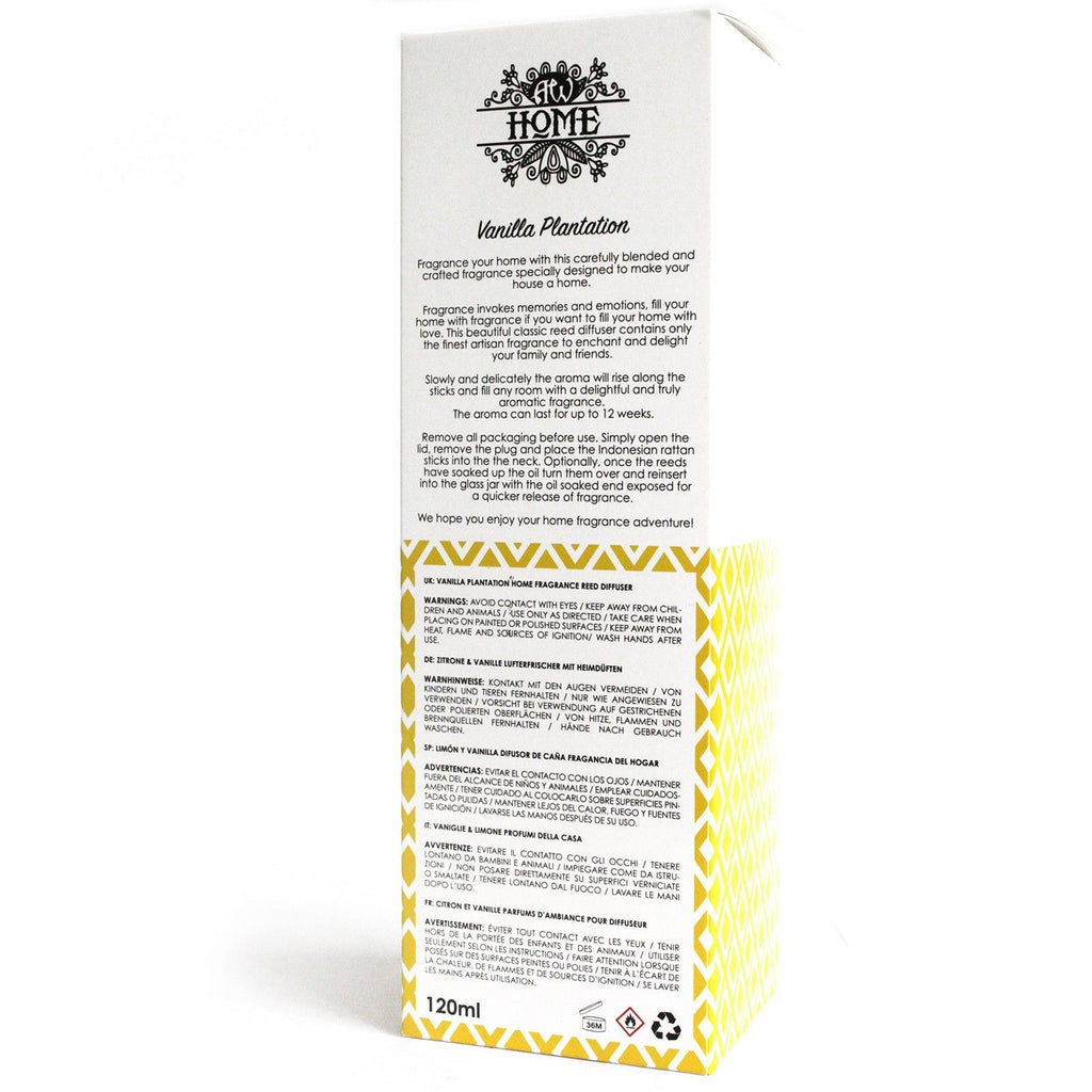 Difusor aromático 120ml - vainilla