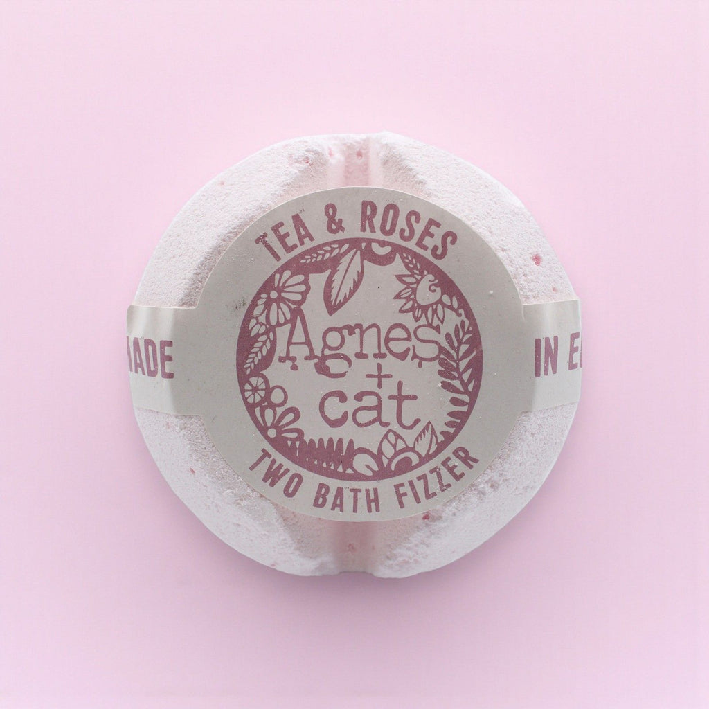 Bomba de baño Agnes + Cat - Té y Rosas