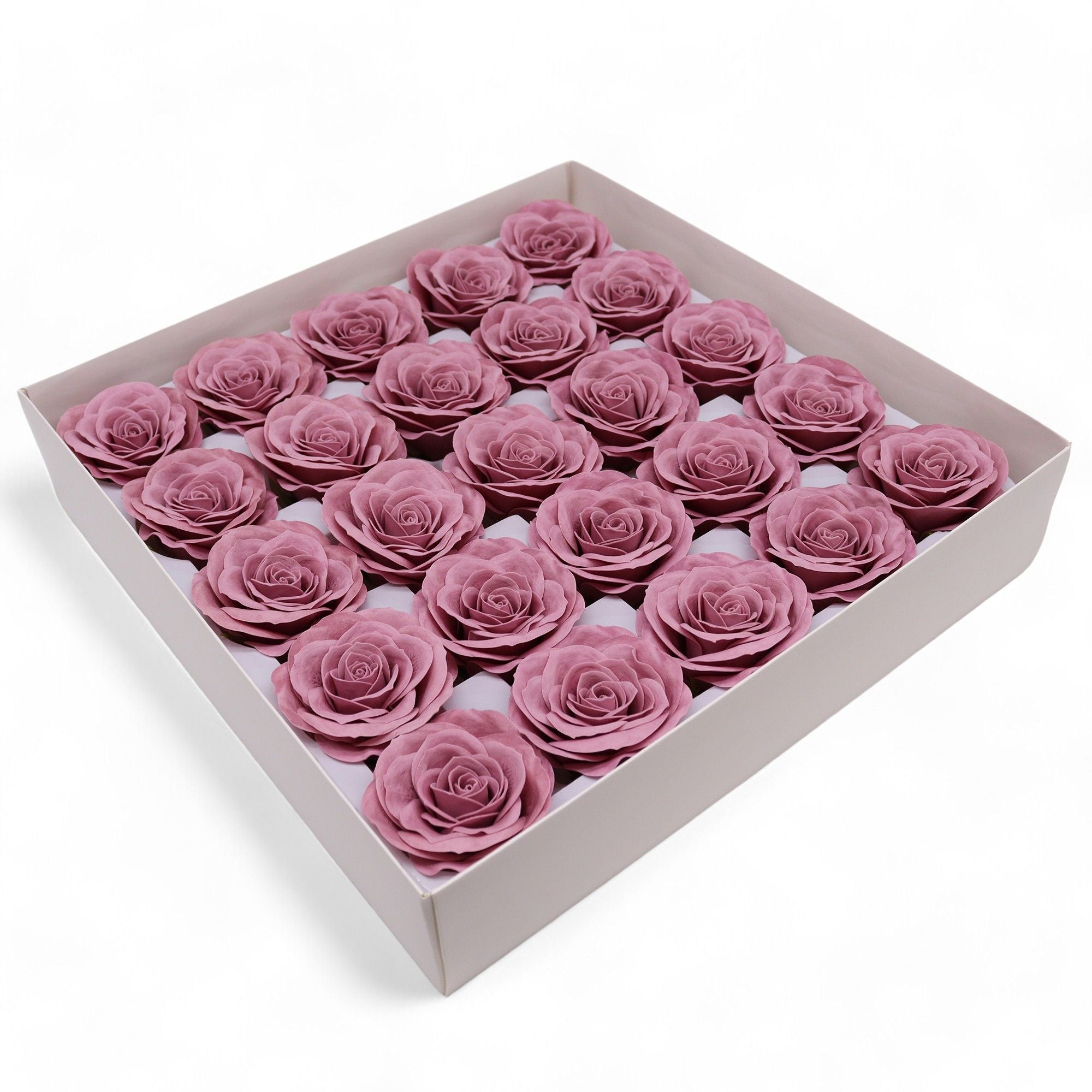 Flor de jabón artesanal - Vintage Rose - Malva