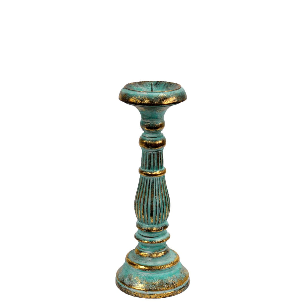 Candelabro Pequeño - Turquois Gold