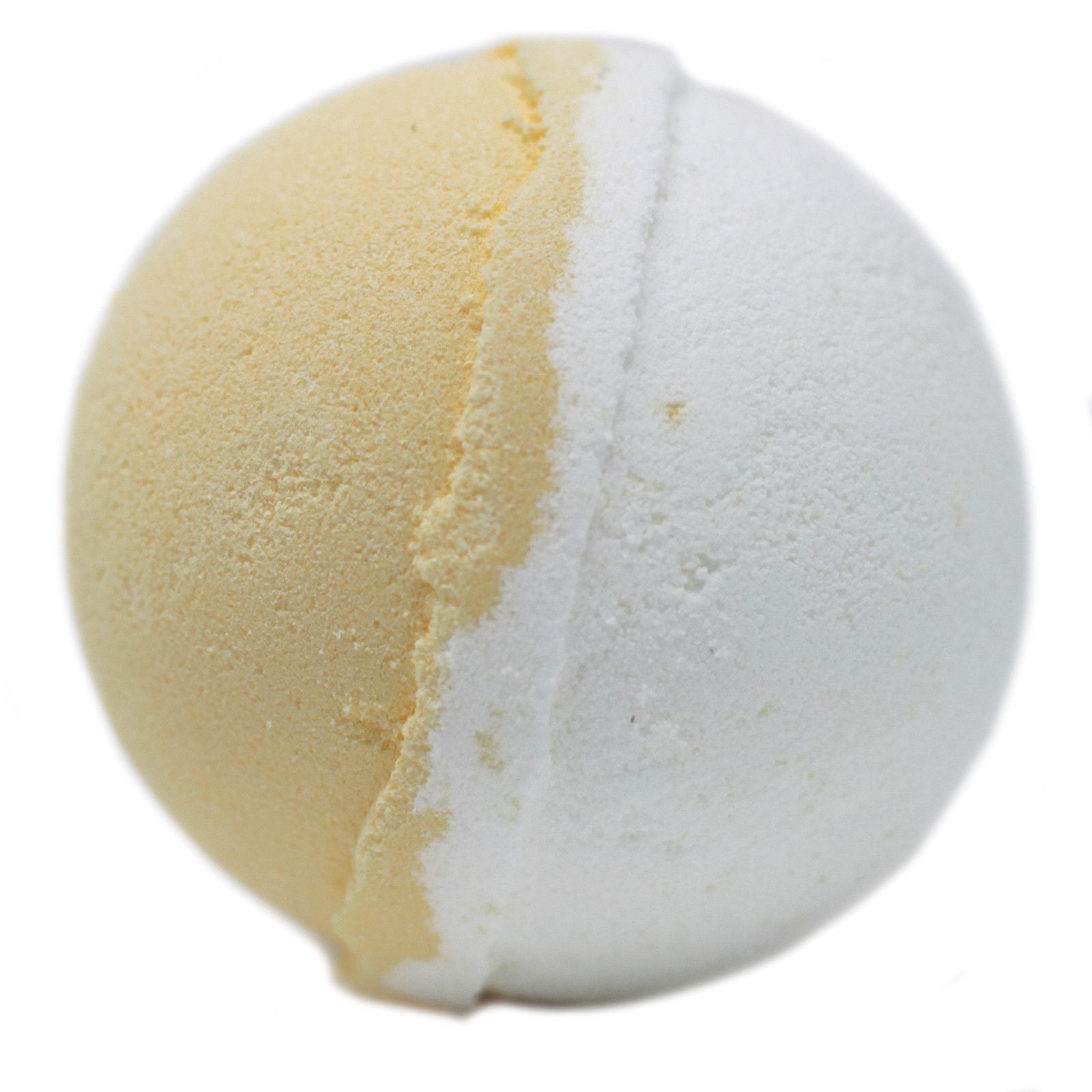 Bomba de Baño Merengue de Limón - Blanco y Amarillo
