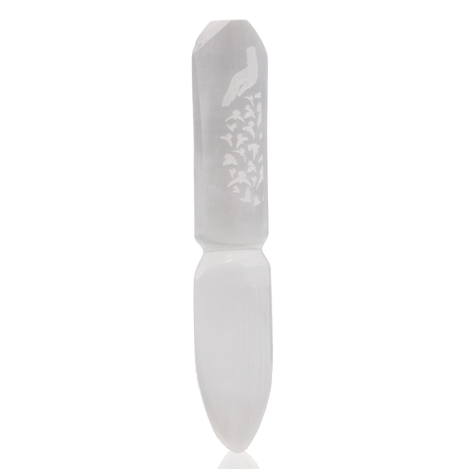 Cuchillo ritual de selenita - Liberación de ataduras