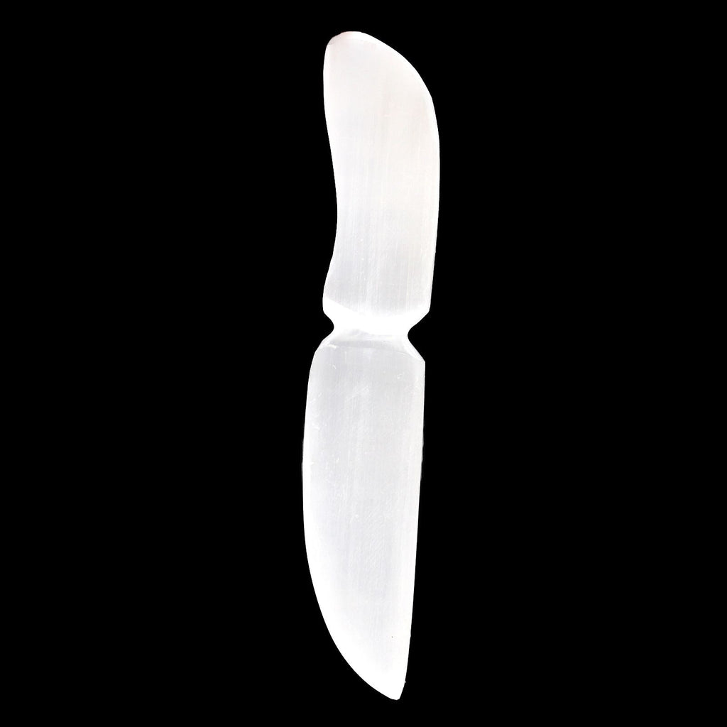 Cuchillo ritual de Selenita - Clasico
