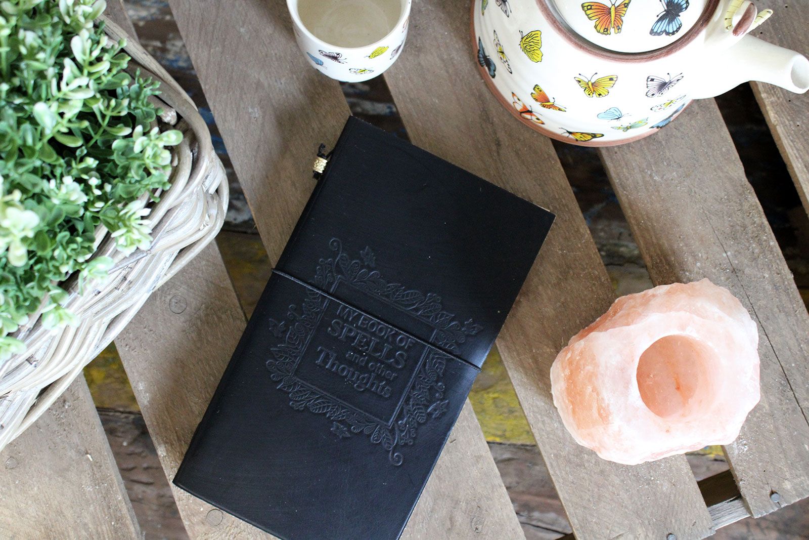 Diario de Cuero - My Book of Spells and other Thoughts - Negro