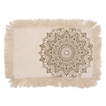 Cojín Lotus Mandala - 30x50cm - bronce
