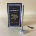 Set de regalo de incienso Himalayan Sugandhit Dhoop - Madera de cedro