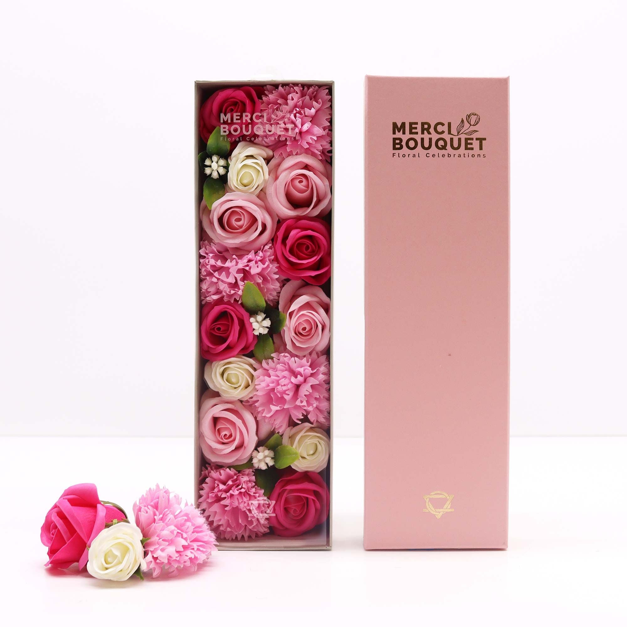 Caja Larga - Baby Blessings - Rosas