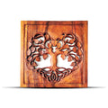Panel Decorativo de Madera Árbol de la Vida con Corazón 30x30cm