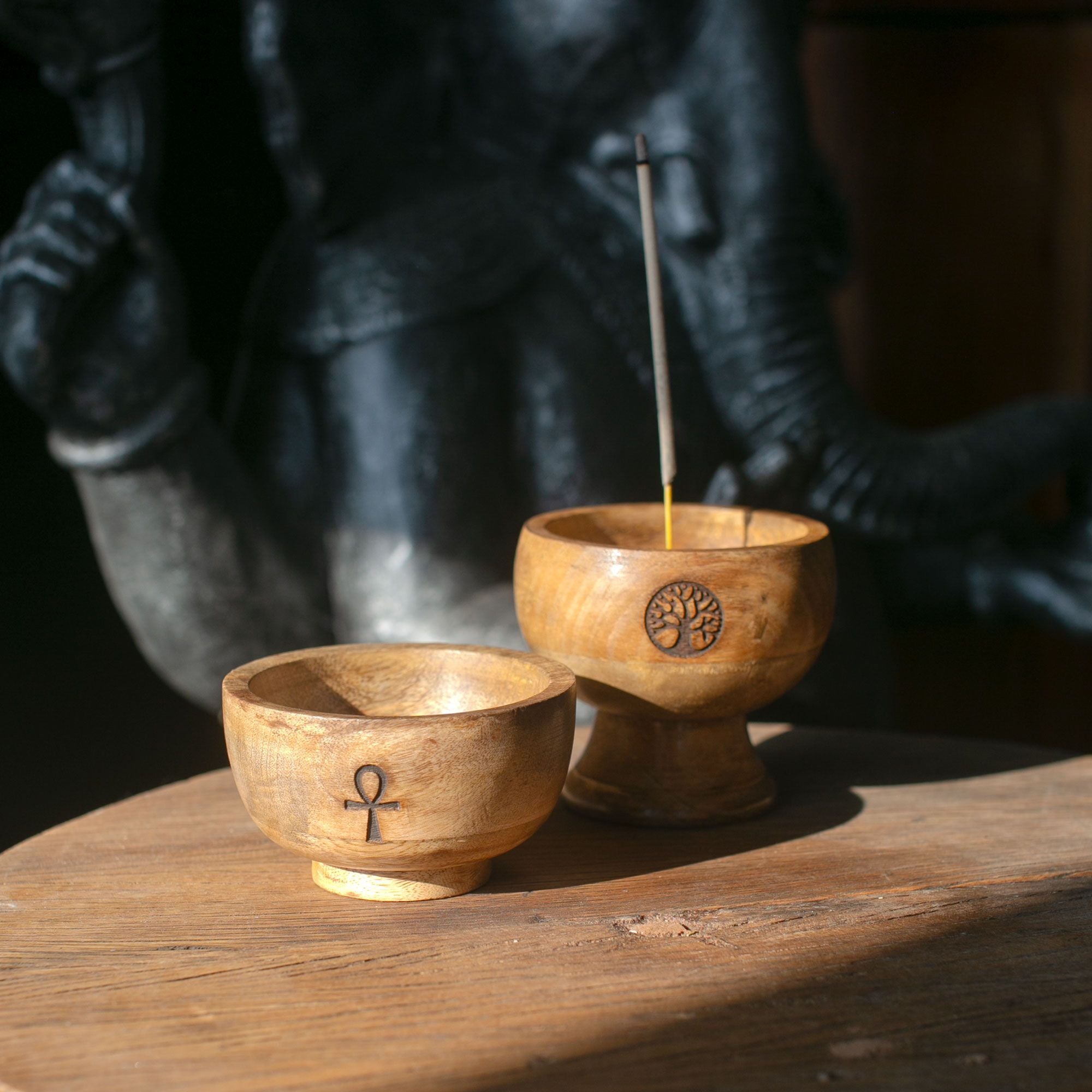 Pequeño Cuenco Ritual Portaincienso 11x6.cm - (asst esoteric)
