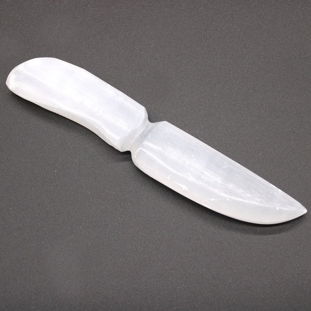 Cuchillo ritual de Selenita - Clasico