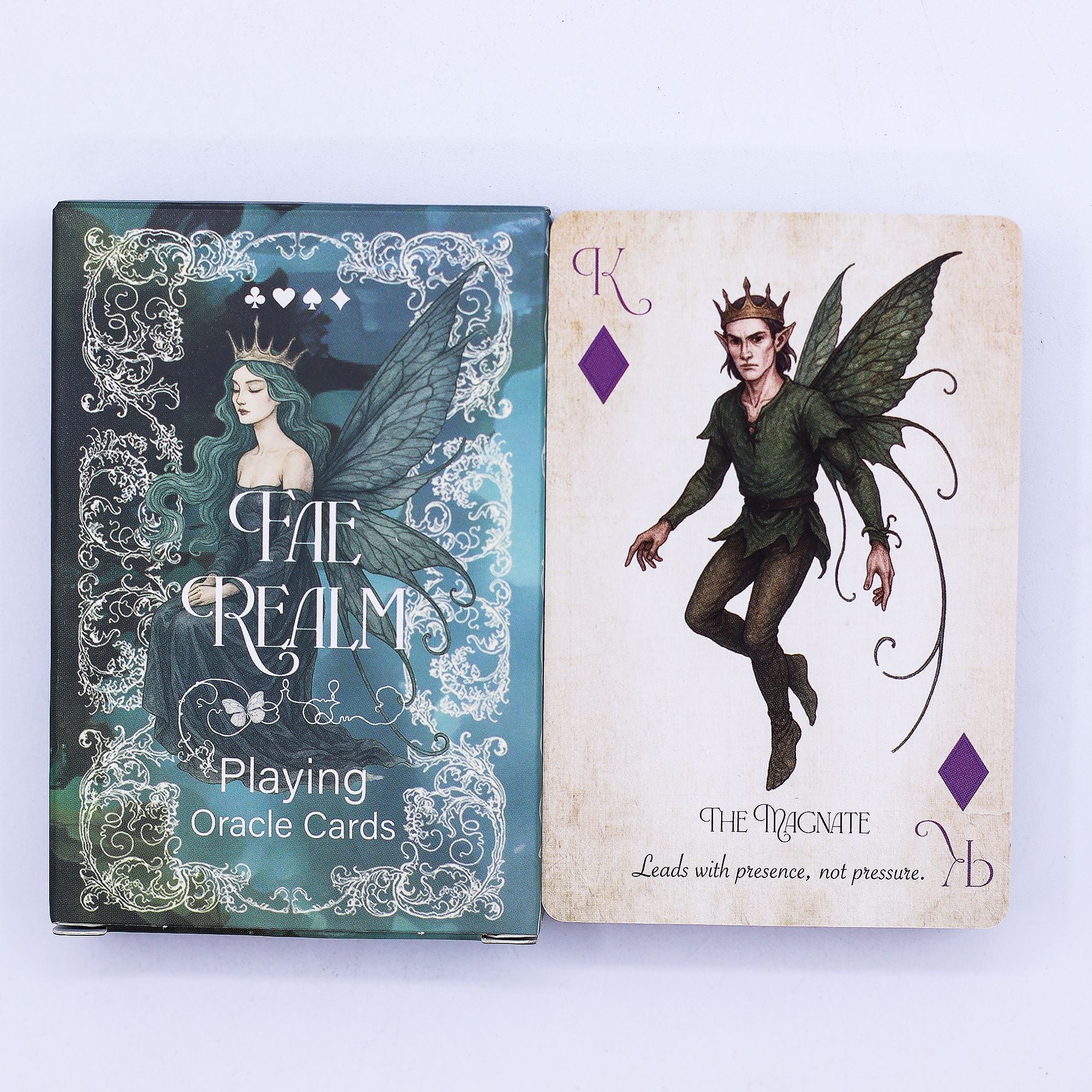 Reino de las Hadas: Cartas para jugar y de oráculo – Tema de hadas