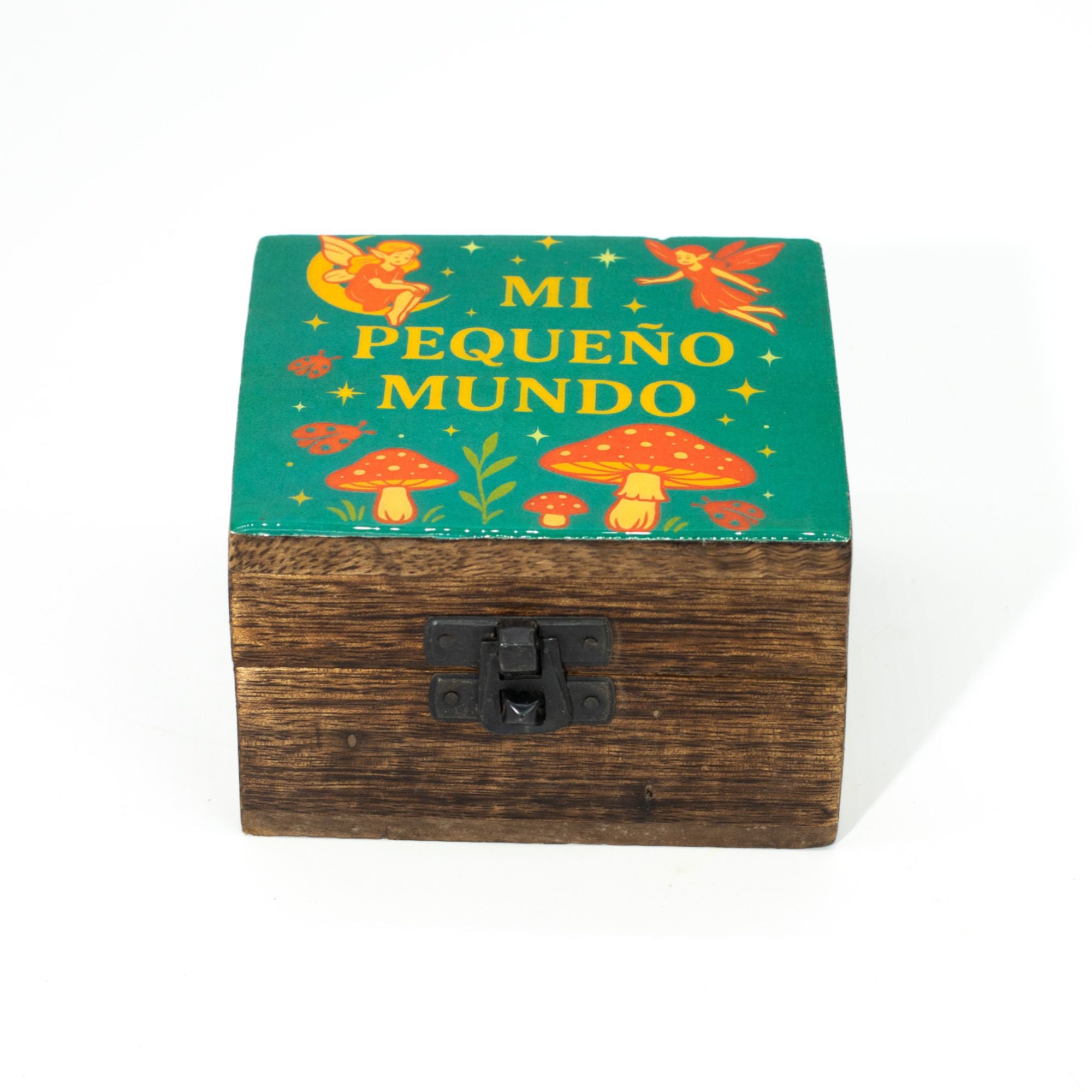 Pequeña caja esmaltada - Mi Pequeño Mundo