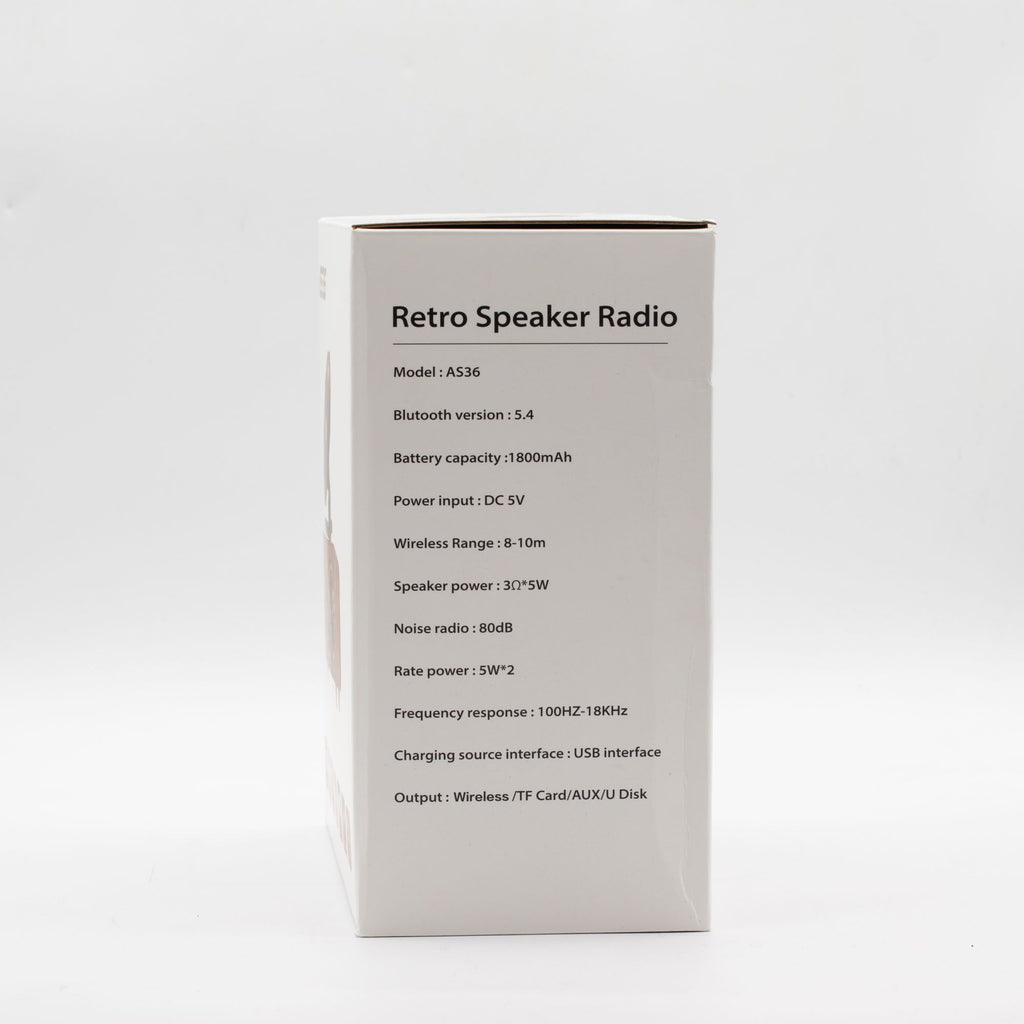 Altavoz de gramófono doble mini retro - Bluetooth - 5,4 vatios x 2