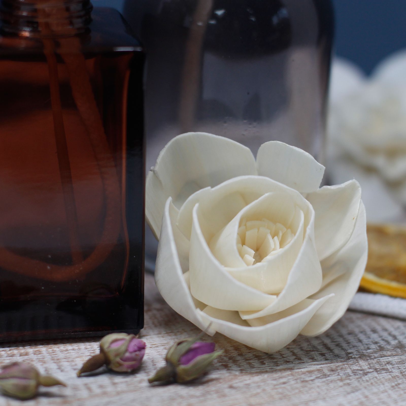 Flores Naturales para Difusor - Clavel Med en  Cuerda