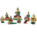 Figura de Buda de Latón - Acostado - 10cm