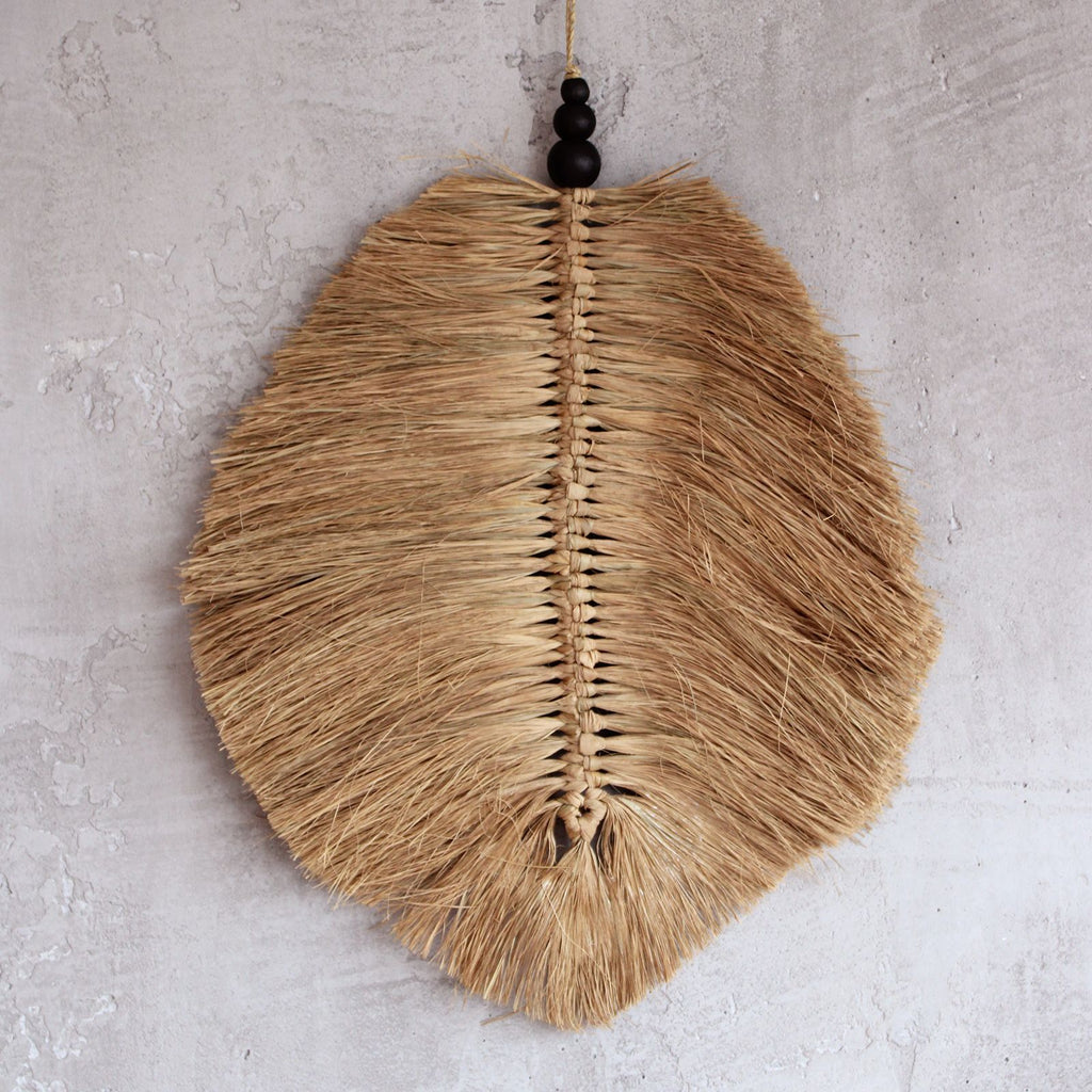 Colgante Hoja Raffa 35cm