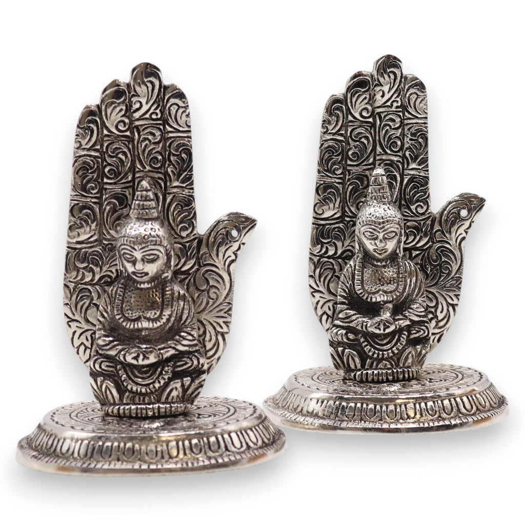 Mano Buda Porta Incienso 13x9cm