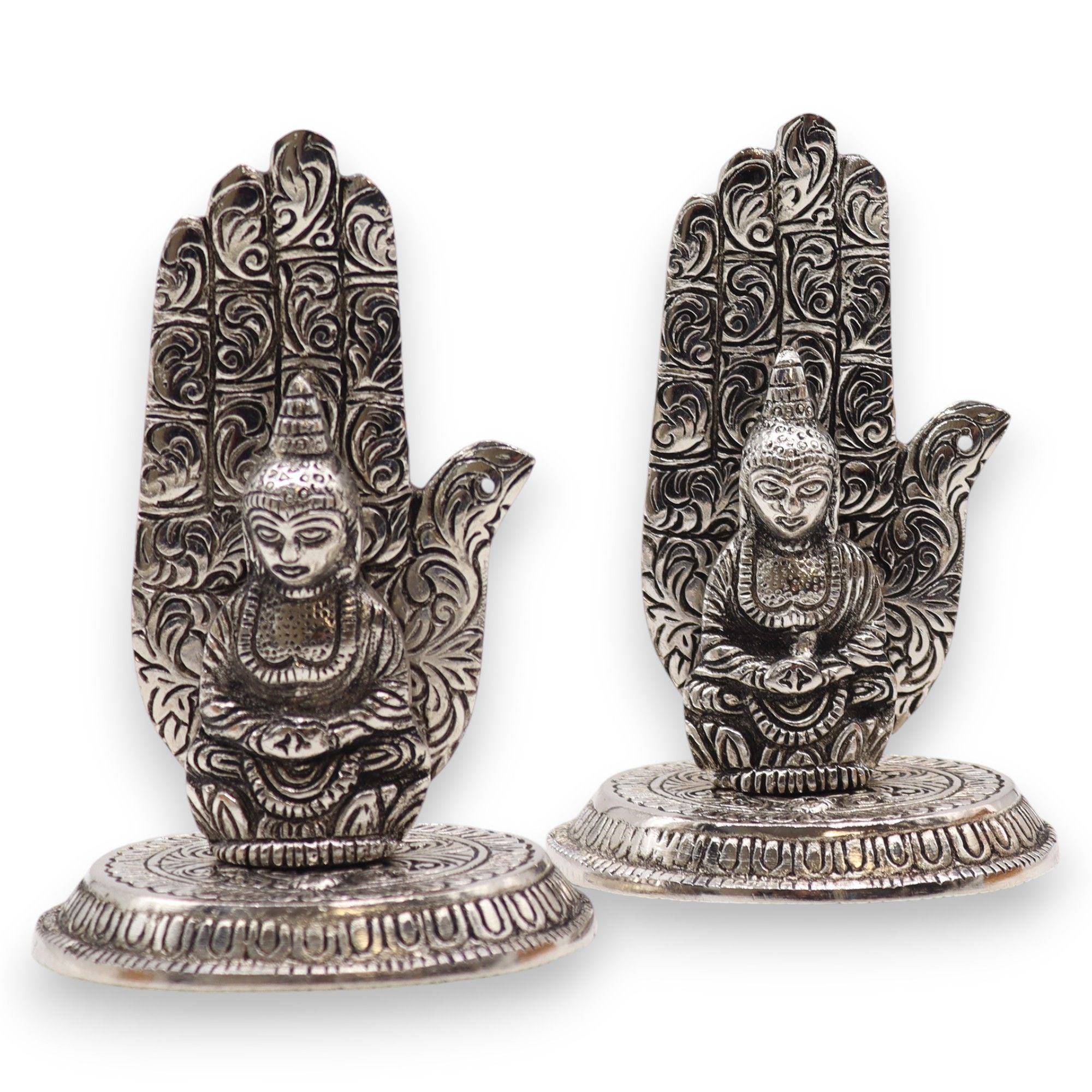 Mano Buda Porta Incienso 13x9cm