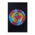 Colcha doble de Algodón - Hamsa Negro