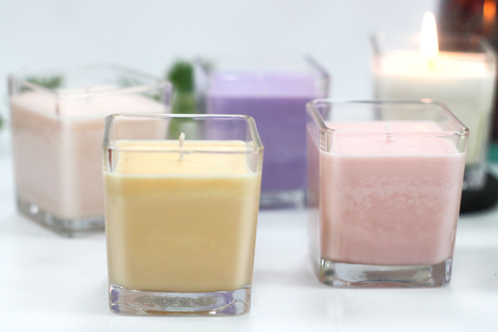 Velas de Soya sin Etiqueta- Peach Smoothie
