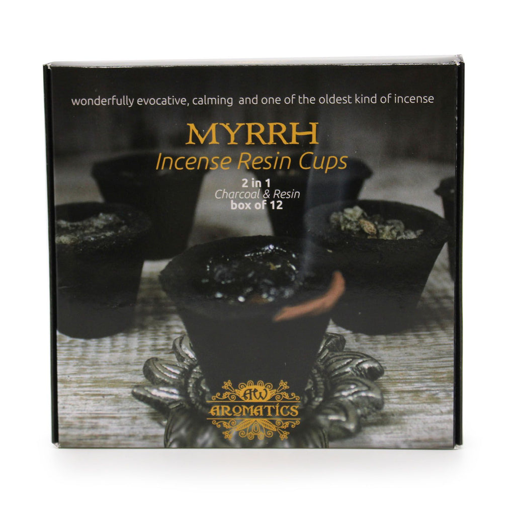 Caja de 12 Copas de resina - Mirra