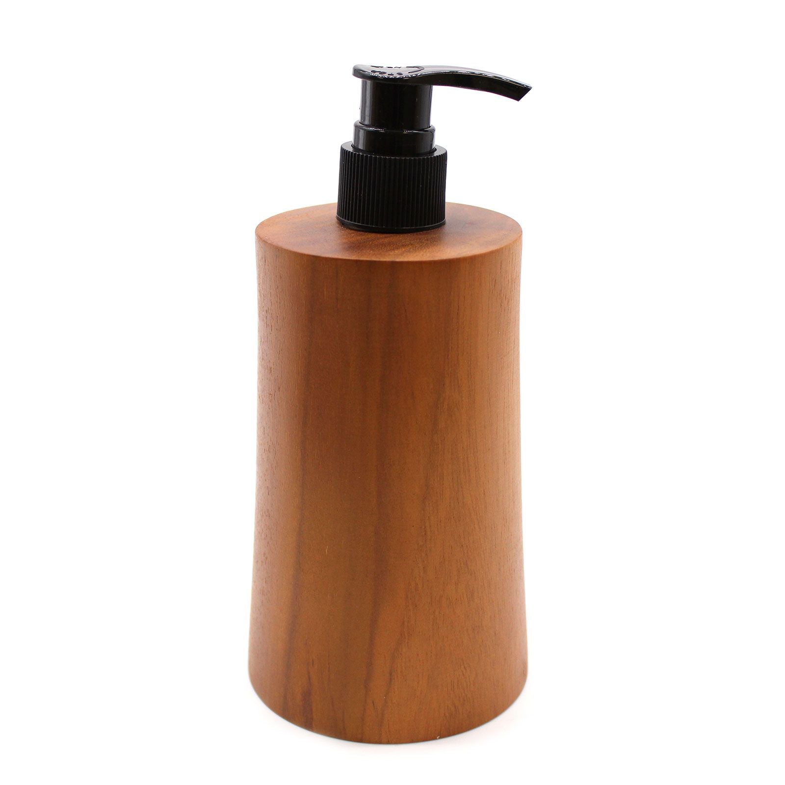 Dispensador de jabón de madera de teca natural - Taper