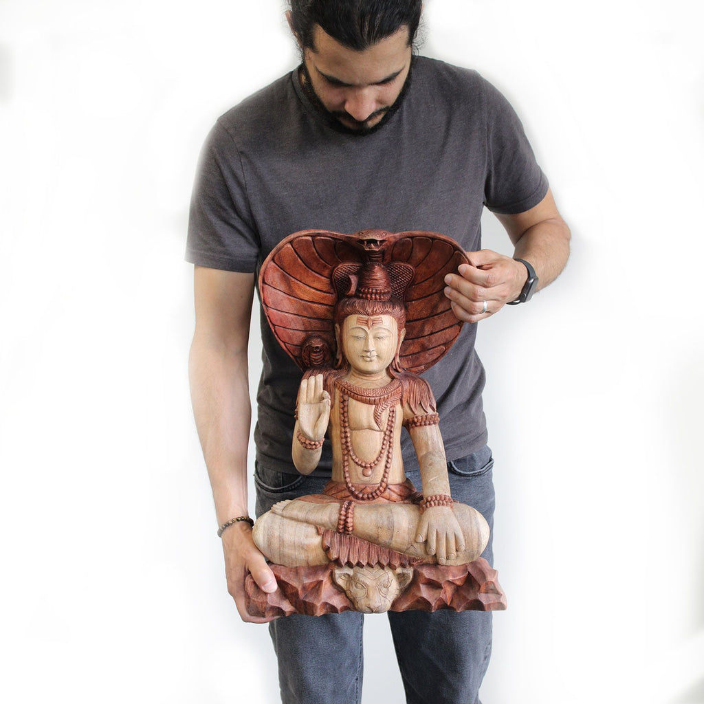 Shiva con Cobra - 50cm