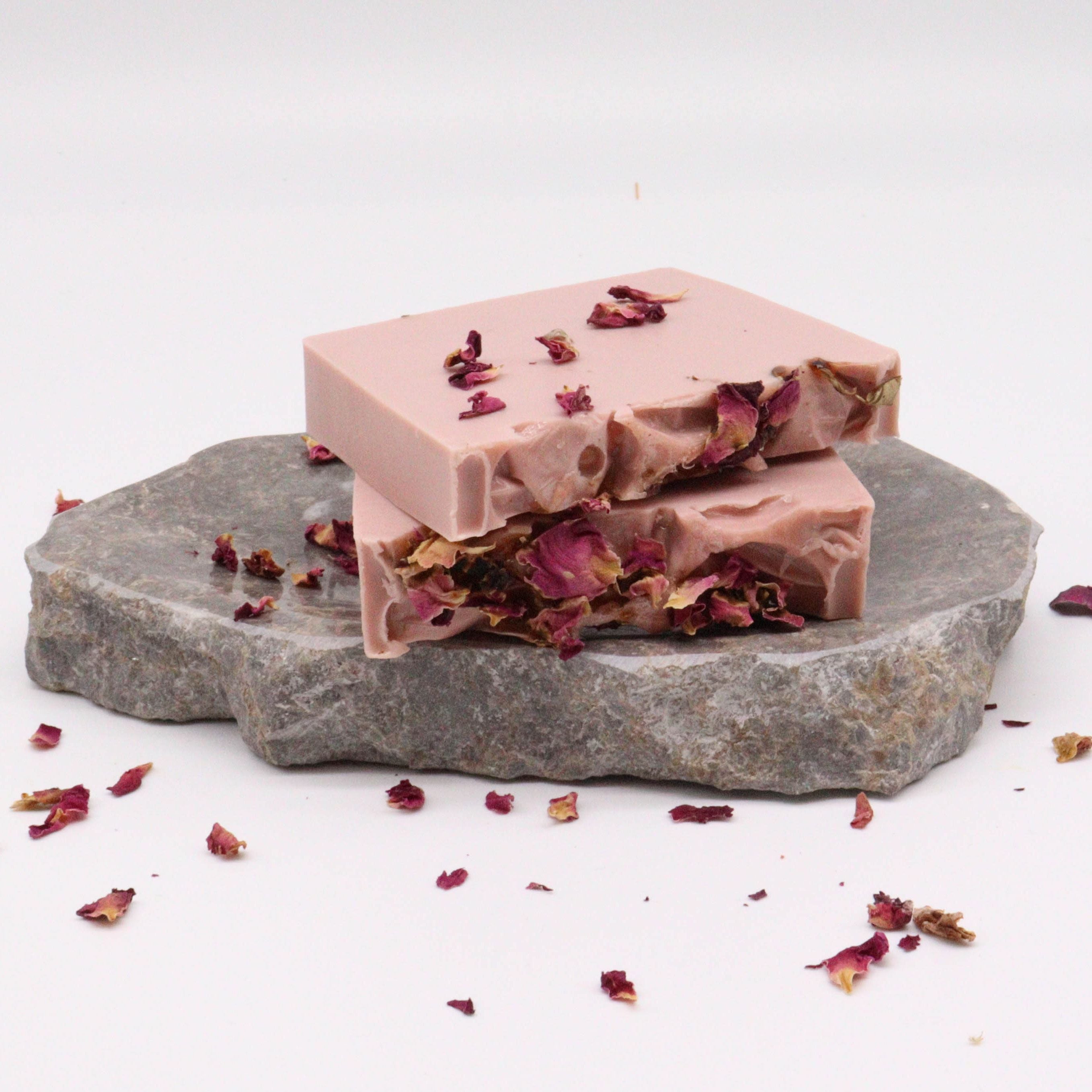 Barra de Jabon - Rosa y Vainilla