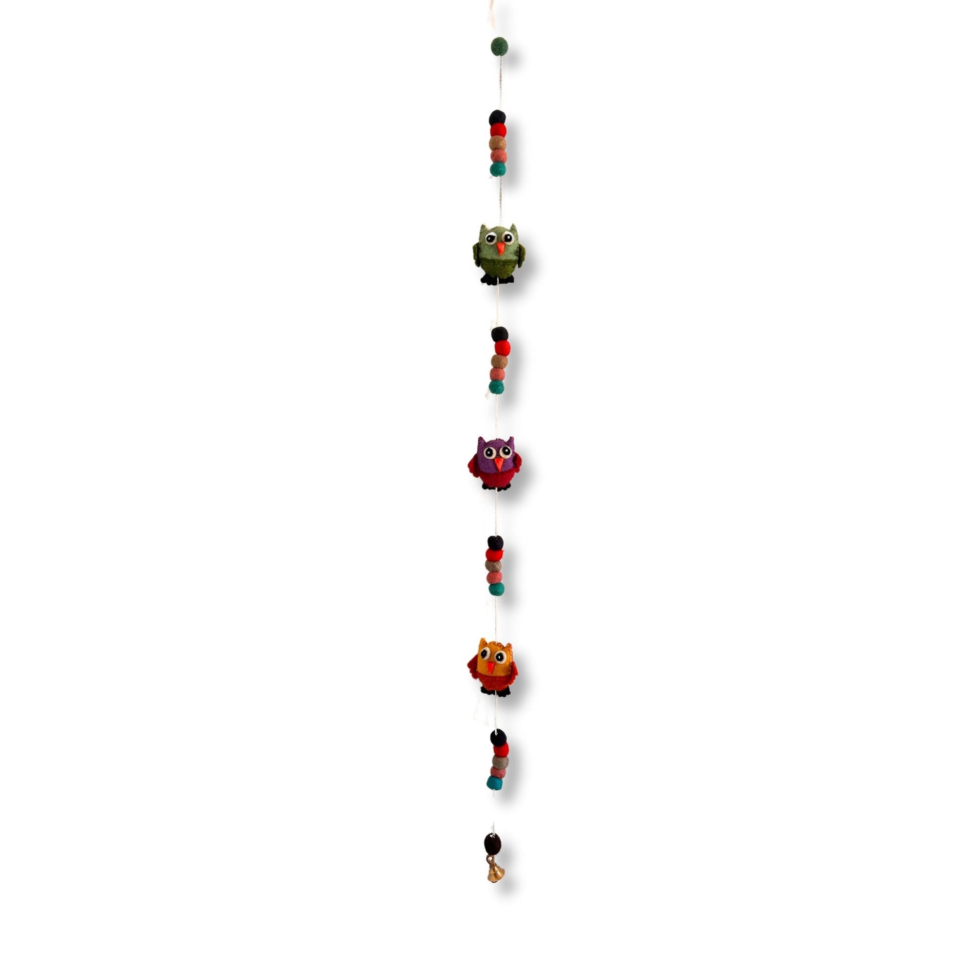Colgante de Pared de Fieltro - Búhos (colores variados)