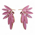 Pendientes de Cristal Vintage - Hadas - Cuarzo Rosa