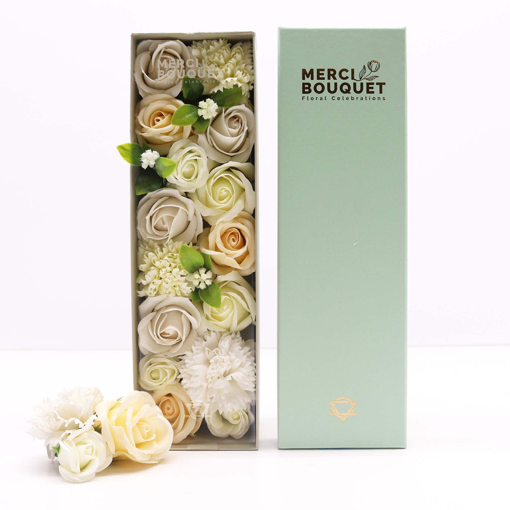 Caja Larga - Bendiciones de Boda - Blanco y Marfil
