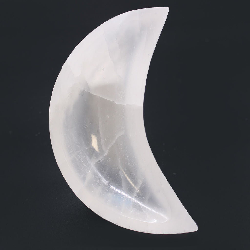 Cuenco de luna selenita - 15cm