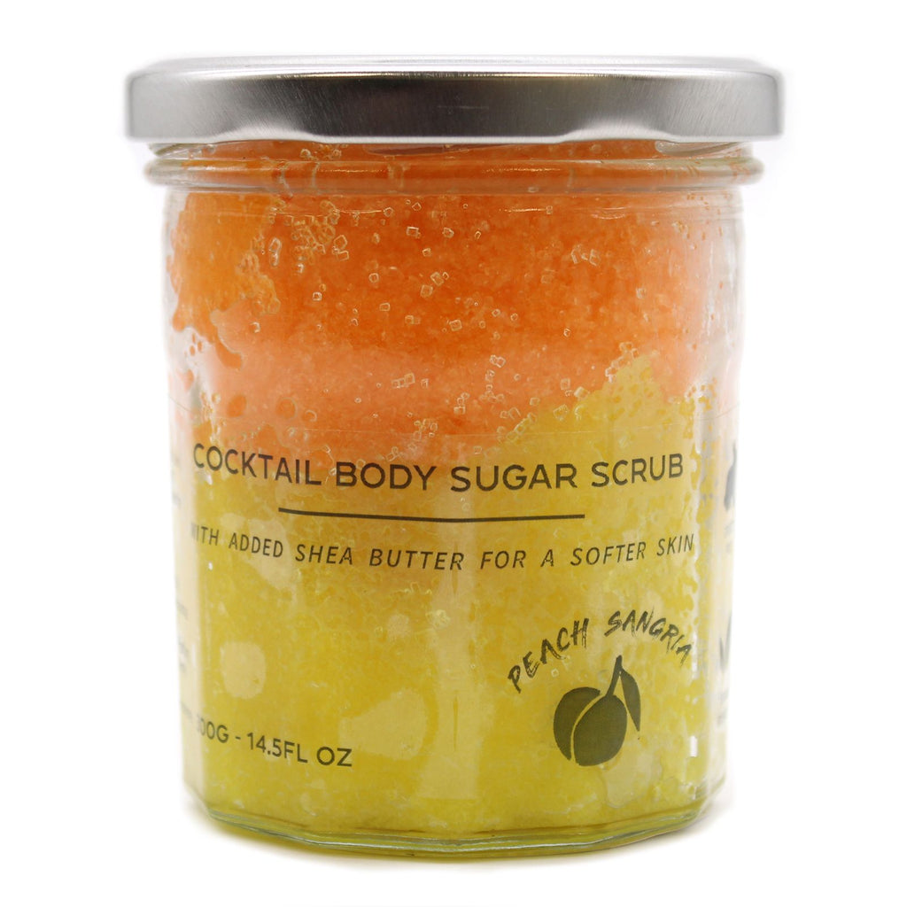 Exfoliante corporal de azúcar perfumado - Sangría de melocotón 300 g