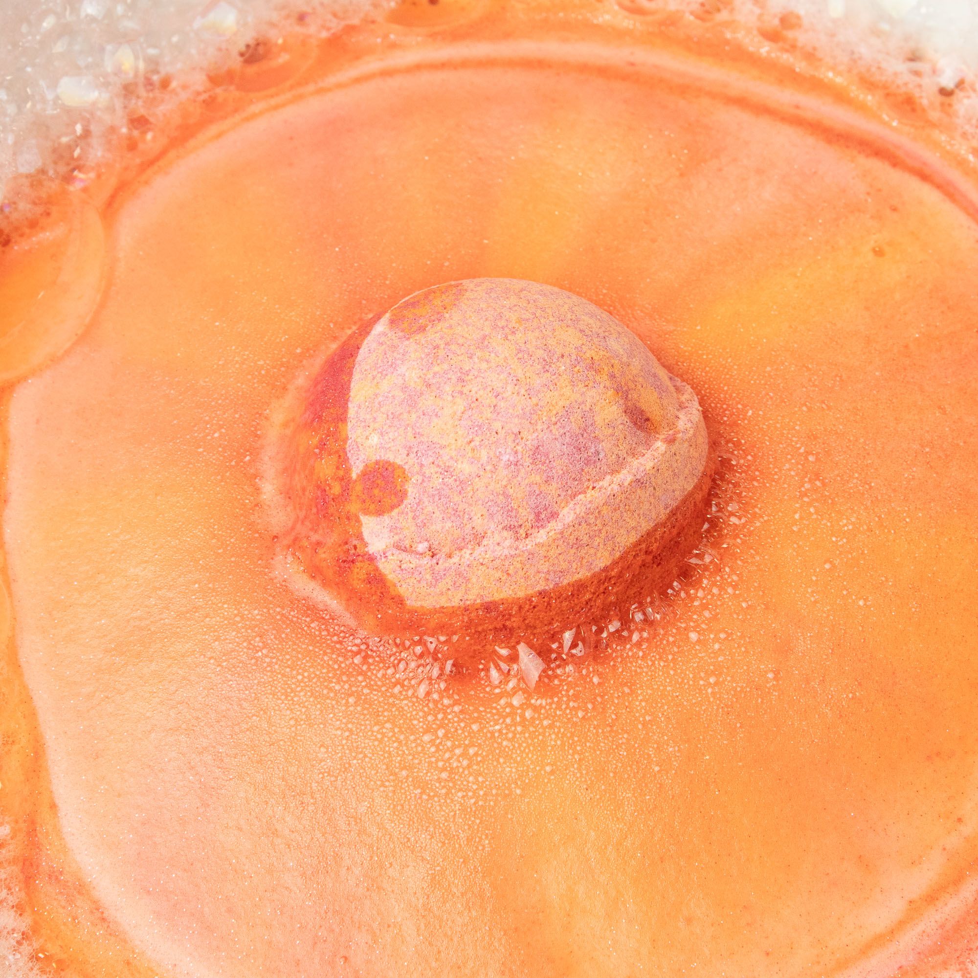 Bomba de baño de cristal - Fuego