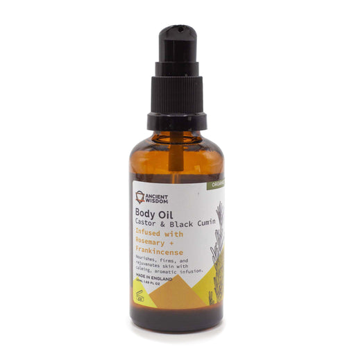 Aceite Corporal Organico 50 ml - Romero & Incienso