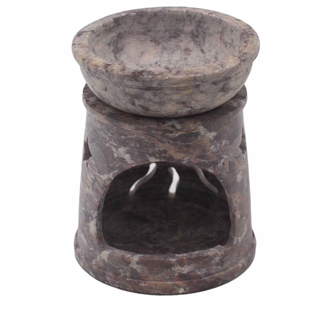 Quemador de aceite pequeño de esteatita 8 cm - Sol y Estrellas
