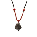 Colgantes geniales de piedras preciosas - Buda de obsidiana Sliver