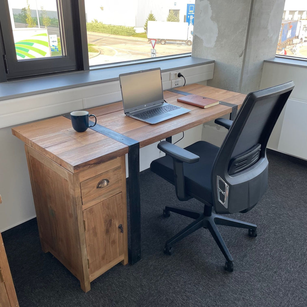 Mesa de Escritorio 160x60x75cm (Cajonera no incluida)