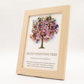 Imagen de piedra preciosa - Árbol de la Vida - Multicolor  (20x14.7x1cm)