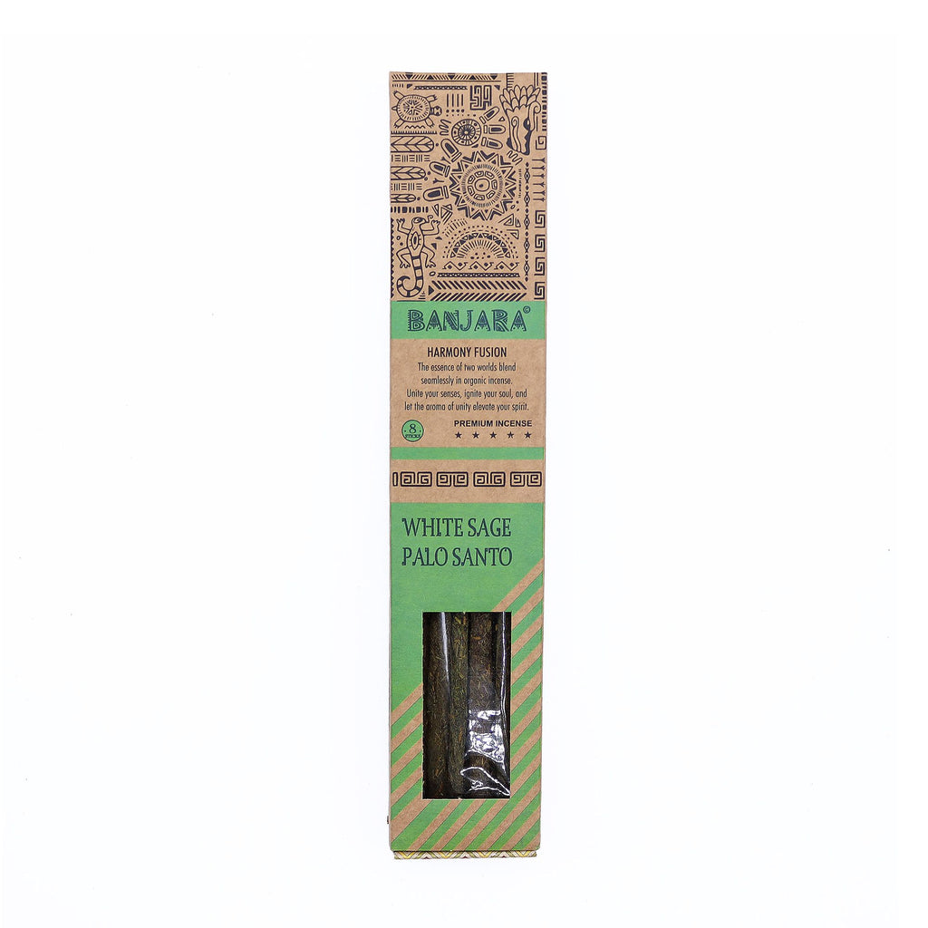 Banjara Palitos de Palo Santo para sahumar - Juego de 6 - Caja