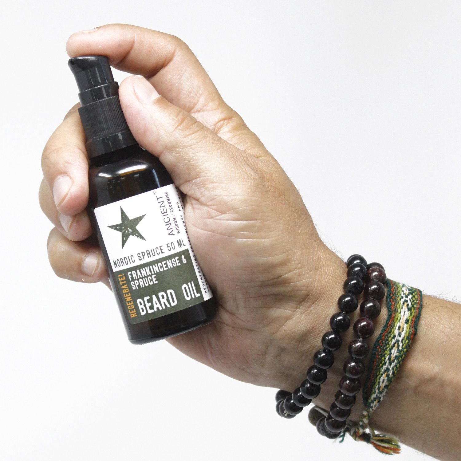 50ml Aceite para la barba - Abeto Nórdico  - Regenera!