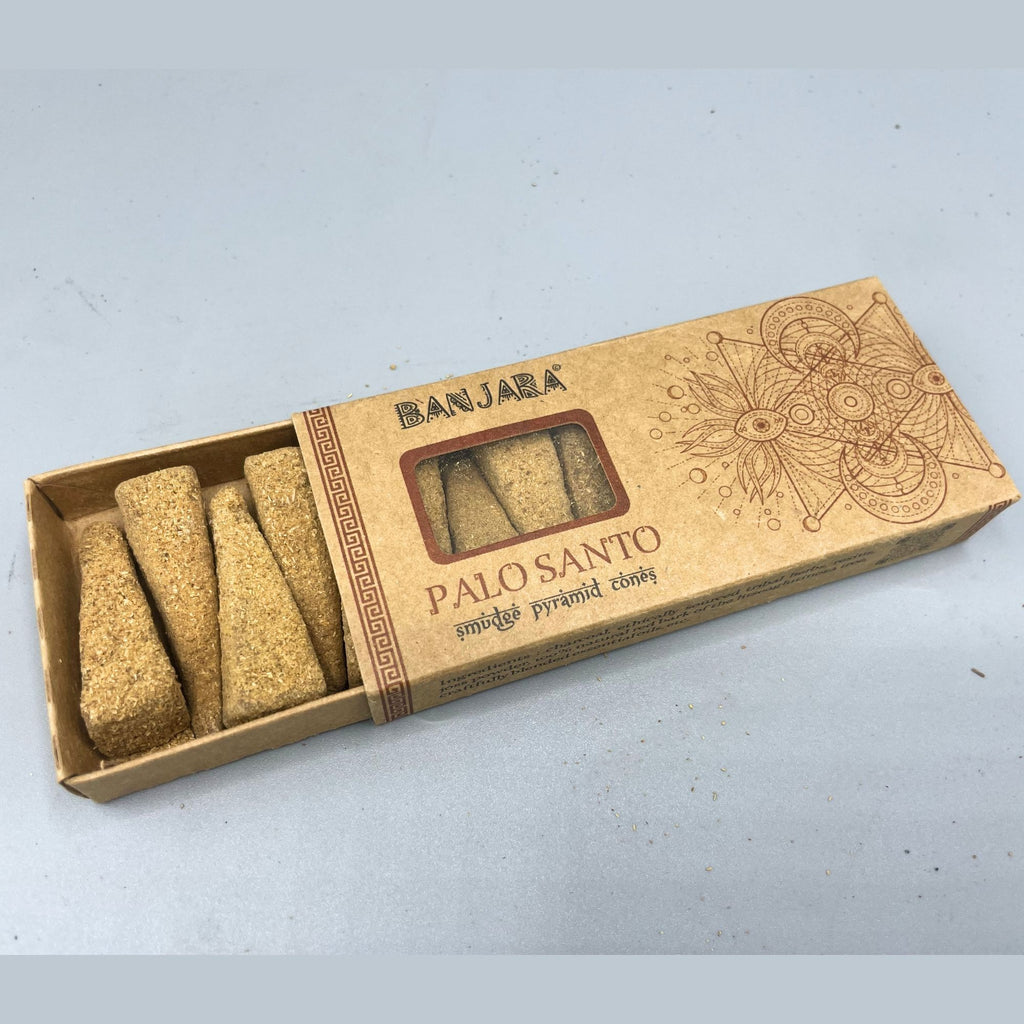 Conos piramidales Banjara Smudge - Palo Santo