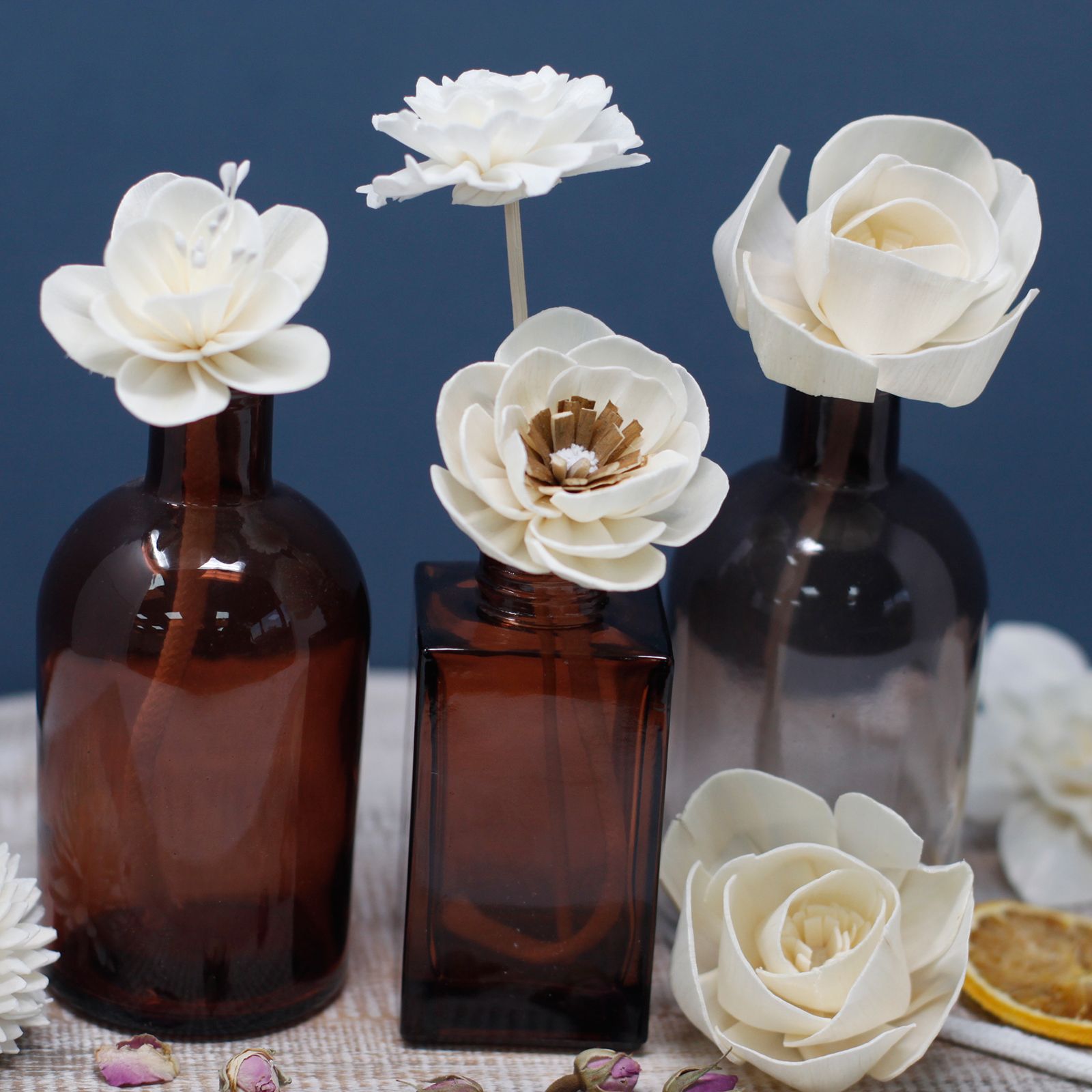 Flores Naturales para Difusor - Clavel Med en  Cuerda