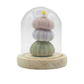Domo de Jardín Floral Glow - 3 erizos de mar - LED USB