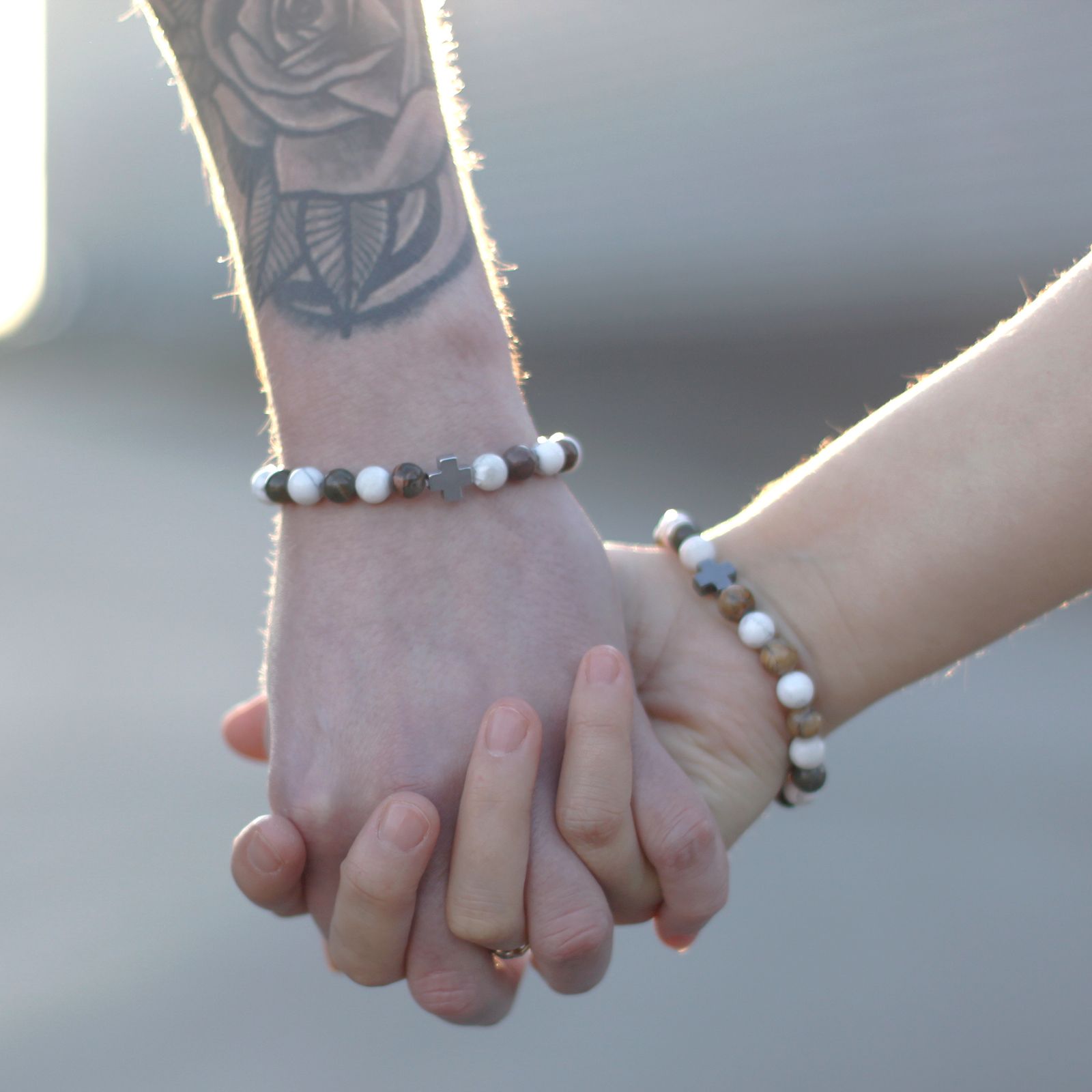 2 Pulseras con Piedras Preciosas - Fuerza