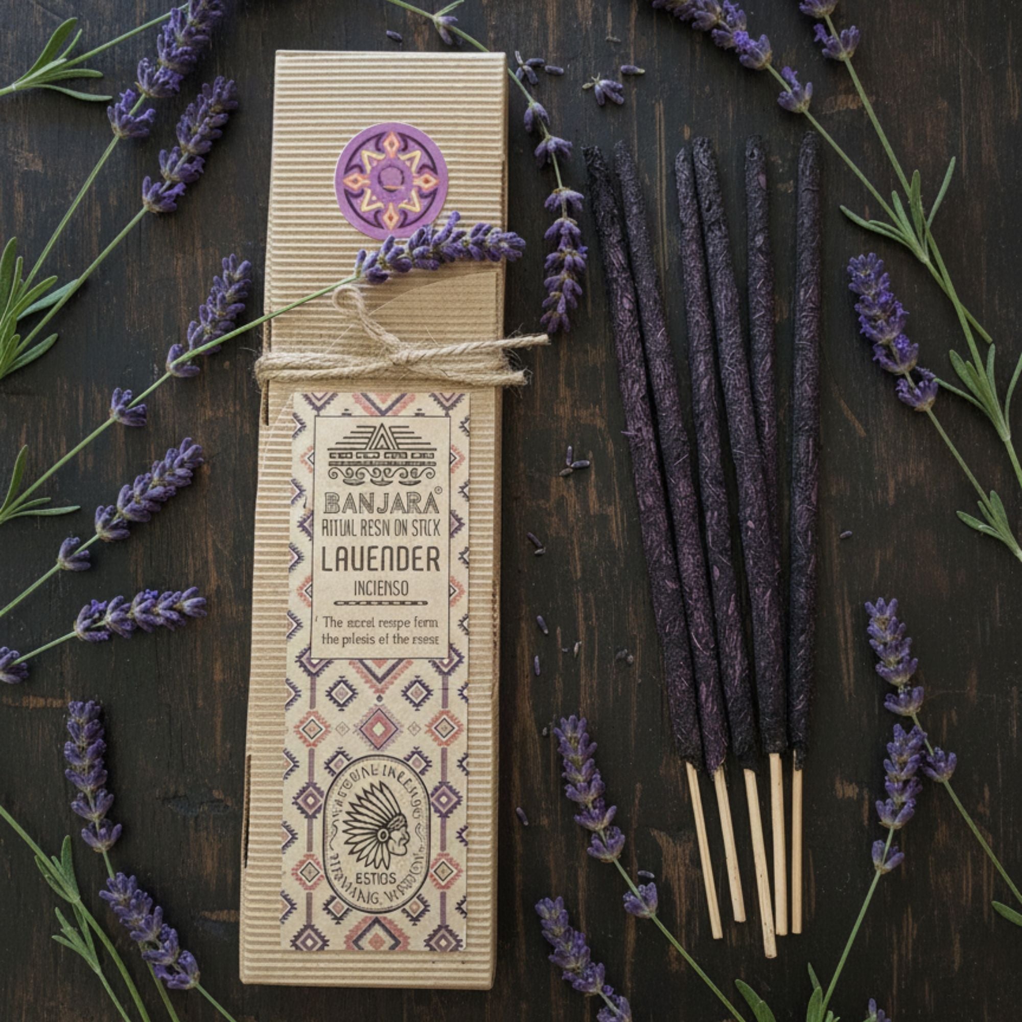 Resina ritual en palito - lavanda