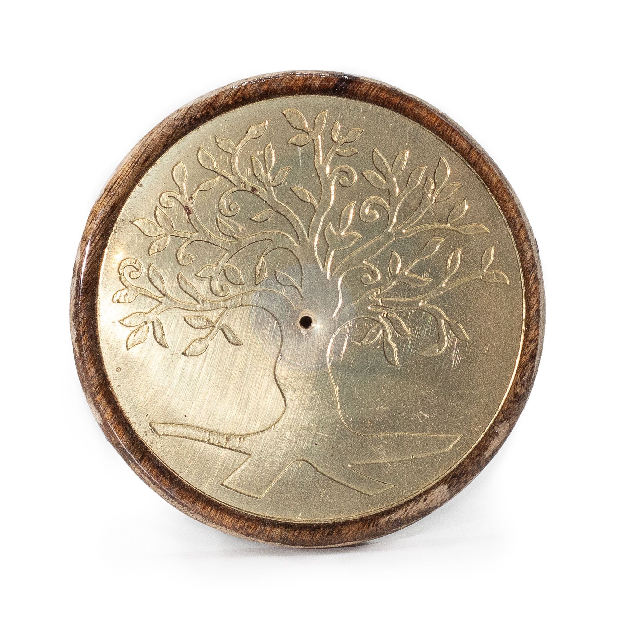 Oro sobre madera de mango - Árbol de la vida