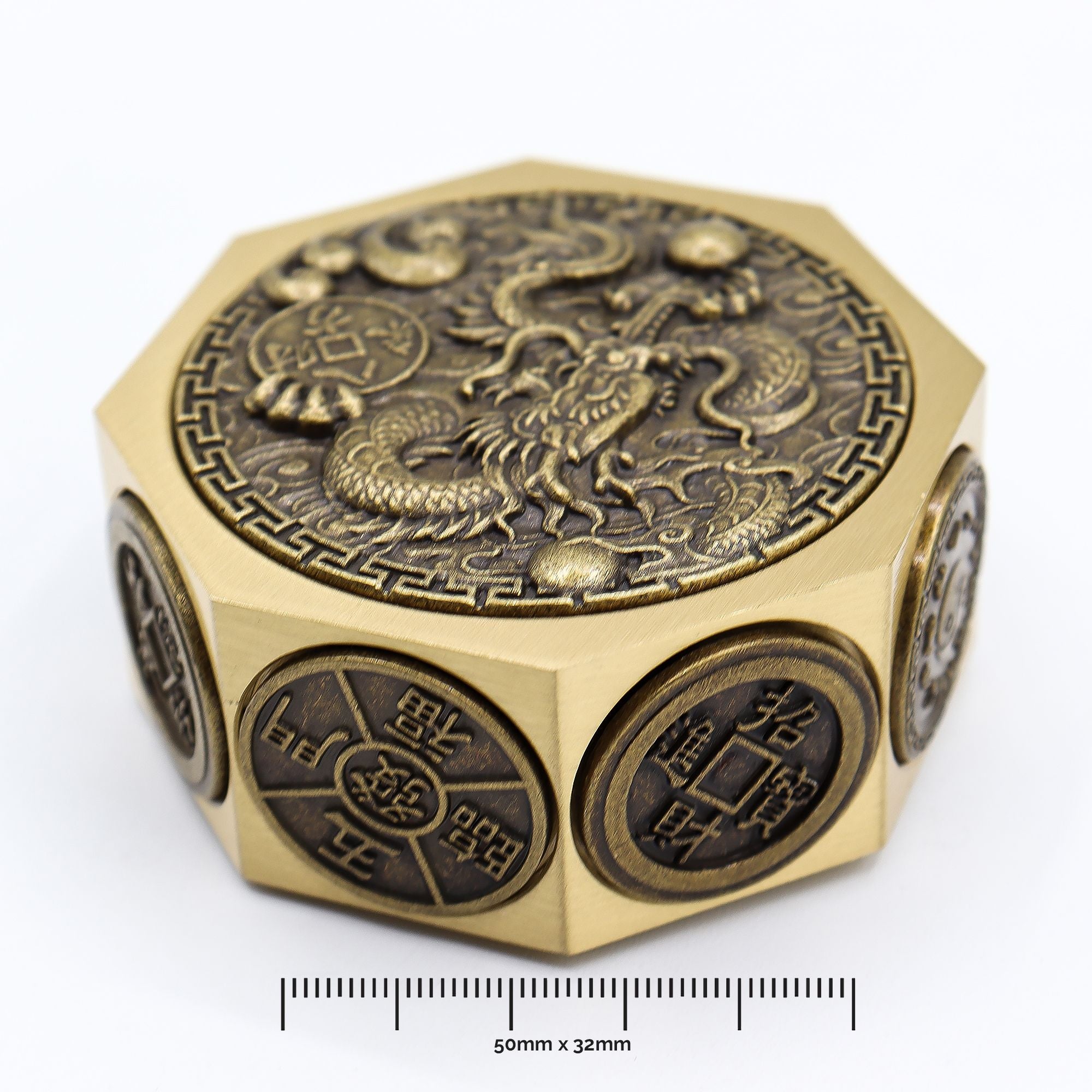 Fortuna del Feng Shui - Gato de la suerte y dragón - Protección y prosperidad